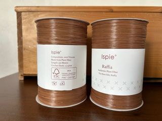 2 rotoli rafia ISPIE. Colore Timber