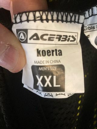 Peto Moto Acerbis Koerta Talla XXL
