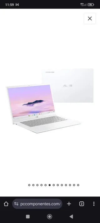 Portátil ASUS Chromebook Plus CX3402CB i5 16GB RAM