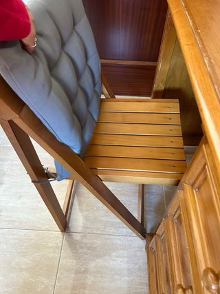 Escritorio de madera maciza