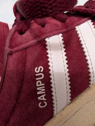 Adidas Campus Granata e Bianche