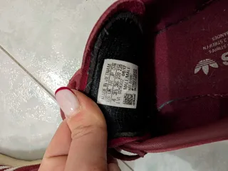 Adidas Campus Granata e Bianche