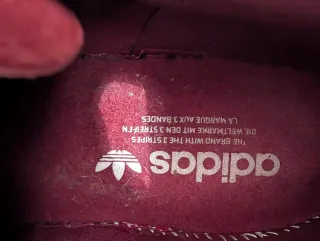 Adidas Campus Granata e Bianche