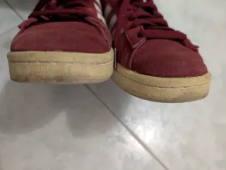 Adidas Campus Granata e Bianche