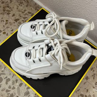 Zapatillas Buffalo London Classic Low Blancas