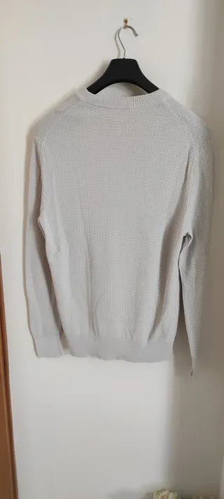 Maglione Zara Uomo Bianco