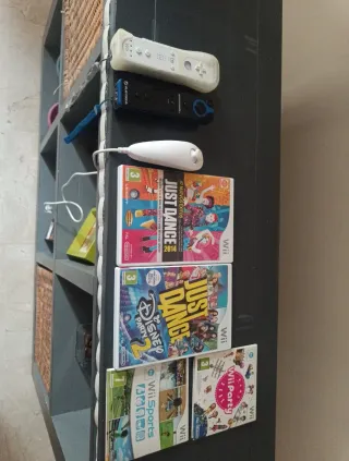 Nintendo Wii+5 juegos+mando+nunchuk+motion plus