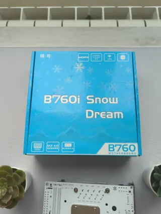 Placa Base Jginyue B760I Snow Dream D4