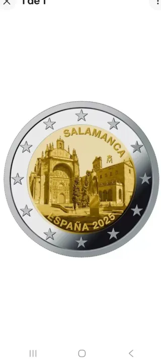 2€ 🇪🇸 España 2025 Salamanca SC *