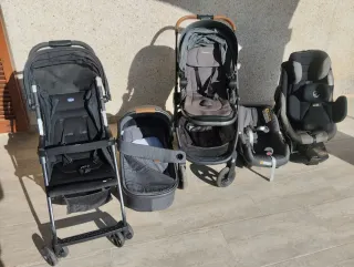 Pack cochecitos bebé + accesorios