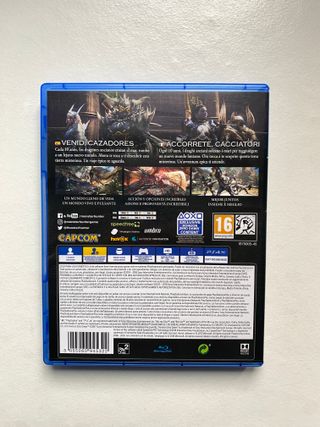 Monster Hunter World PS4 – original – buen estado