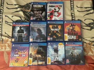 Lote 9 Juegos PS4