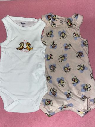 Pack 2 bodies verano niña Disney T.68