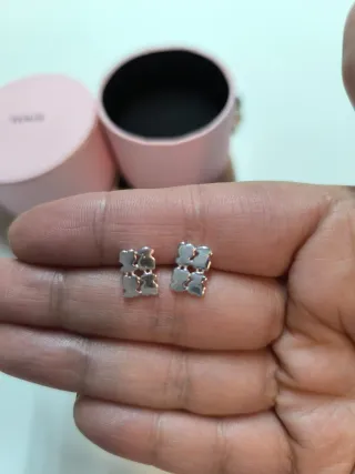 Pendientes Tous Oso Plata