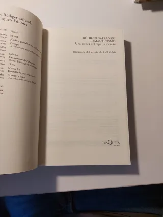 Romanticismo: Una odisea del espíritu alemán