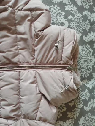 Chaqueta acolchada rosa