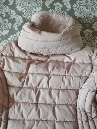 Chaqueta acolchada rosa