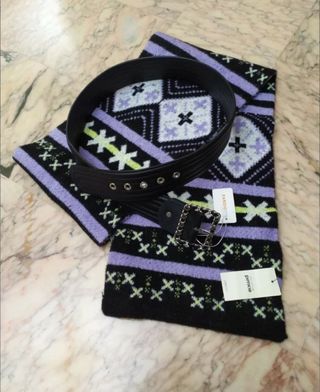 Set nuovo sciarpa e cintura donna