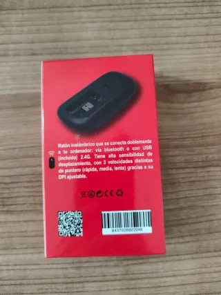 Ratón Inalámbrico Slim MAD Negro