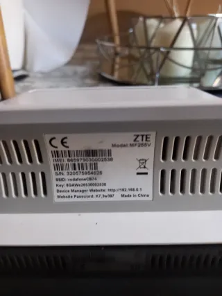 Router ZTE con SIM Vodafone