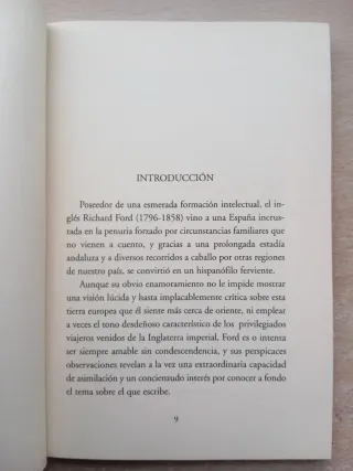 Comidas, vinos y albergues de España. Richard Ford