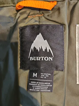 Pantalón de esquí Burton para niño naranja