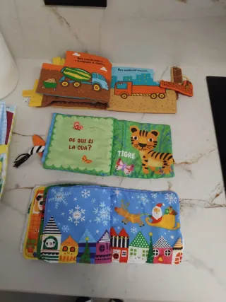 Libros de tela para bebe