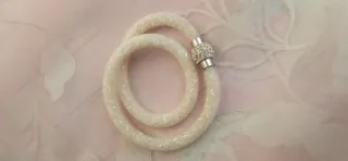 Bracciale doppio giro chiusura magnetica strass