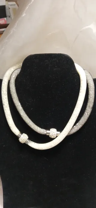 Bracciale doppio giro chiusura magnetica strass