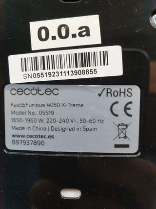 Plancha Fast&Furious 4050 X-Treme para piezas