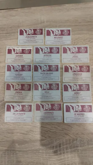 Cromos Athletic Liga 84-85