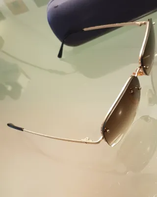 Gafas de sol Chloe marrones y doradas