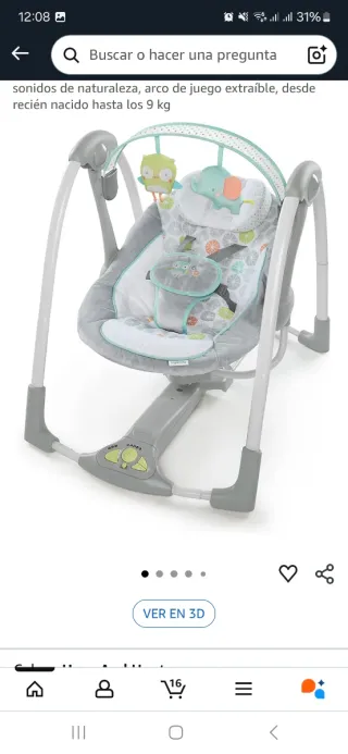 Hamaca bebé Ingenuity