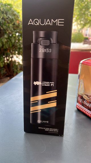 Botella inteligente Aquame con pantalla incluida