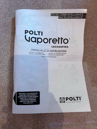 Polti Vaporetto Lecoaspira 6 bar NUEVA a estrenar