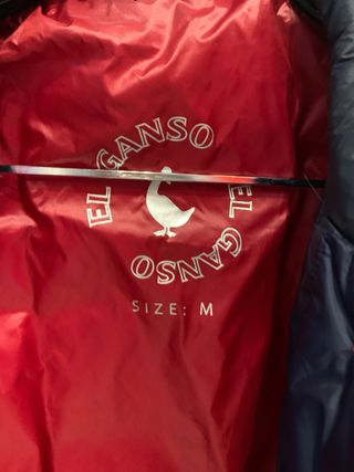 Chaqueta de plumas ( El Ganso ) azul y roja