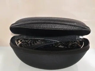 Occhiali da sole metallo argento aste filigrana