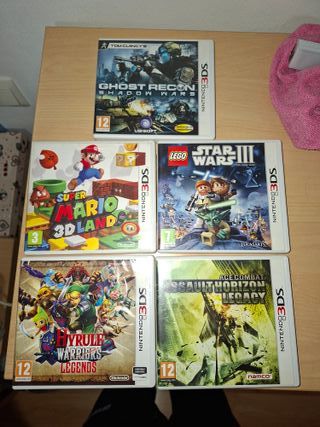 Pack 5 Juegos Nintendo 3DS