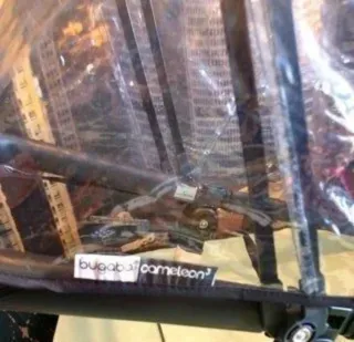 Plástico de lluvia bugaboo camaleón 3