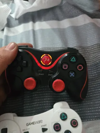 Mandos PS3 Gameware (Negro y Blanco)