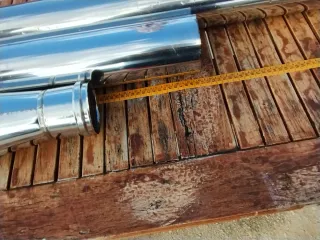 Canna fumaria acciaio inox