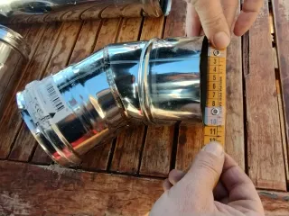 Canna fumaria acciaio inox