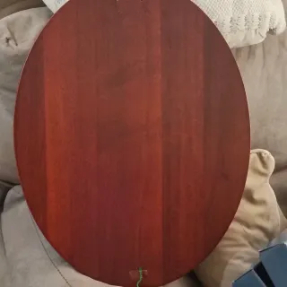 Cuadro Virgen Niño Plateado Ovalado