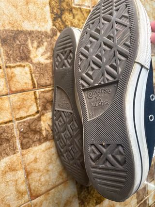Converse Azul Oscuro Estrellas Talla 38