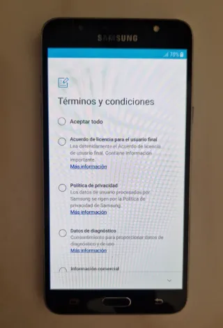 Samsung Galaxy J7 2016 Negro