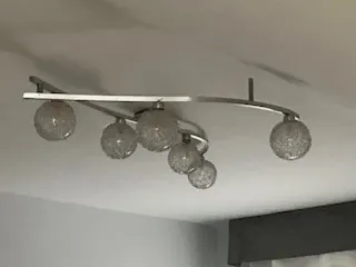 Lámpara de diseño 5 esferas LED