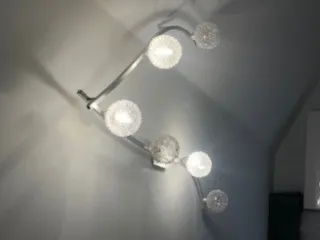 Lámpara de diseño 5 esferas LED