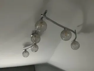 Lámpara de diseño 5 esferas LED