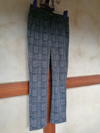 Pantalón Lois cuadros mujer talla 36