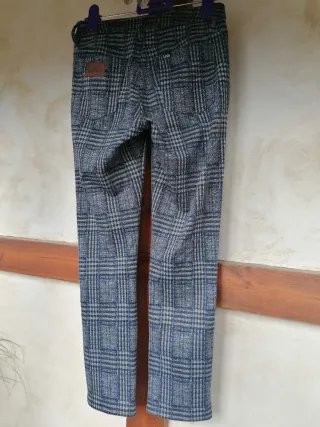 Pantalón Lois cuadros mujer talla 36